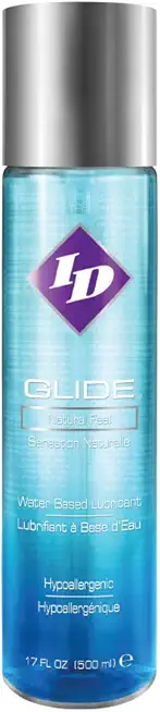 ID Glide 17 Fl Oz Natural Feel Water-Based Personal...