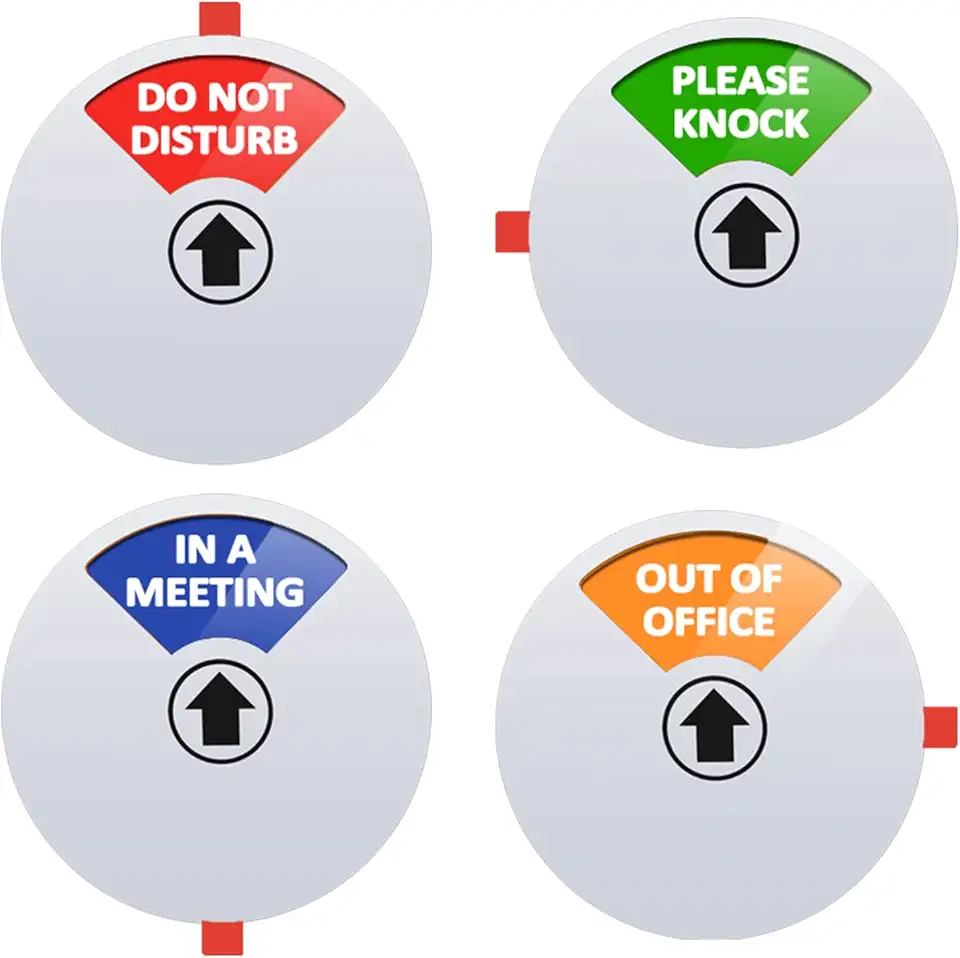 Privacy Sign,Do Not Disturb/Please Knock/Out of Office/in a...
