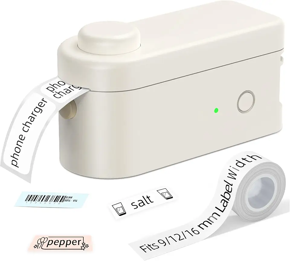 Makeid L1 Label Maker Machine with Tape - Portable &...