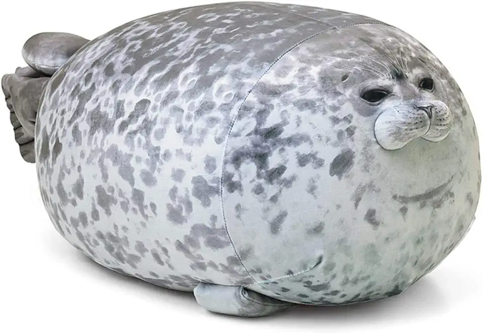MerryXD Chubby Blob Seal Pillow,Stuffed Cotto...