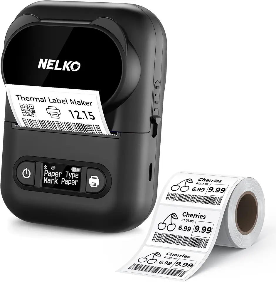 NELKO P110 Label Makers, Portable Bluetooth T...