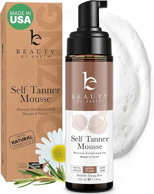 Self Tanner Mousse - USA Made with Natural & Organic...