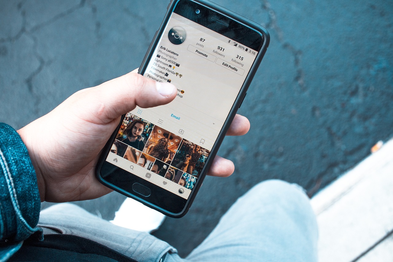 Smartphone addiction concept with digital device usage.